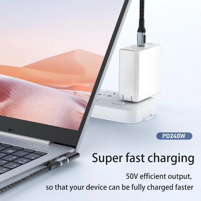 USB4 USB-C Female to Female Adapter, 40 Gbps, 240W, Straight (Black)
