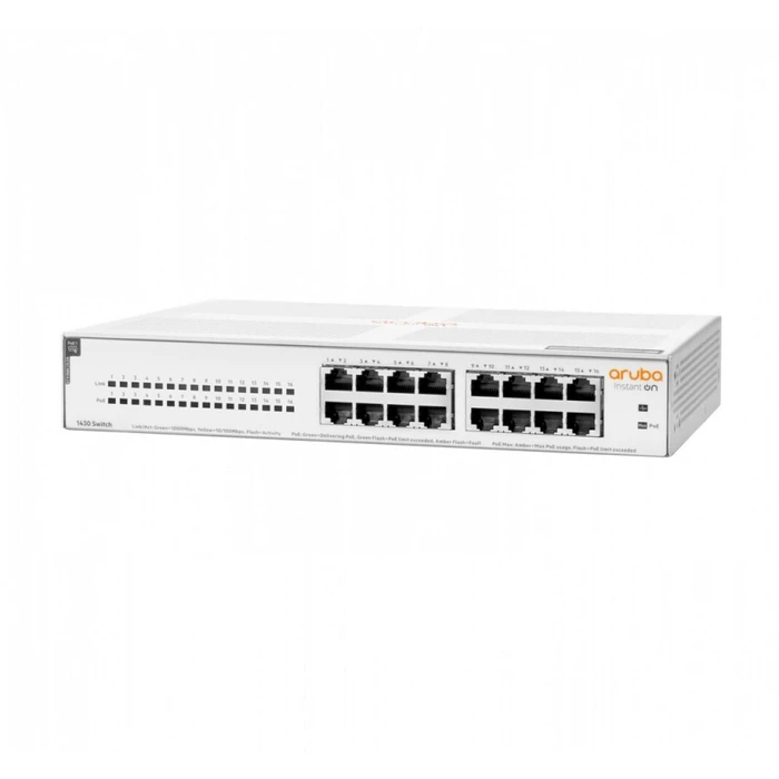 Aruba Instant On 1430 16G Class4 Unmanaged L2 PoE Switch με 16 Θύρες Gigabit (1Gbps) Ethernet
