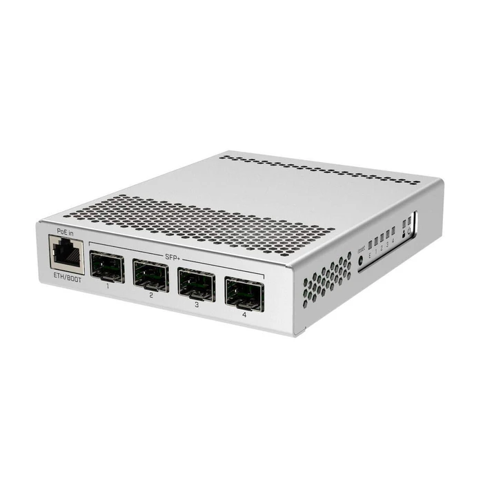 MikroTik CRS305-1G-4S+IN Unmanaged L2 PoE+ Switch  1x Gigabit RJ45, 4x SFP+