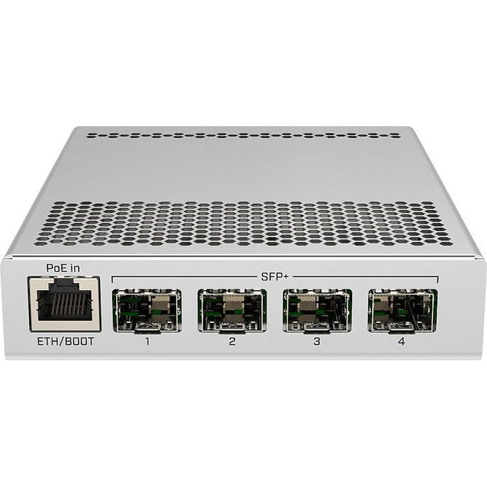 MikroTik CRS305-1G-4S+IN Unmanaged L2 PoE+ Switch  1x Gigabit RJ45, 4x SFP+