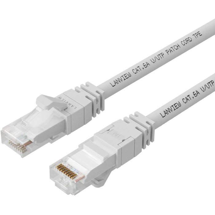 Lanview S/FTP Cat.6a (Gigabit) Καλώδιο Δικτύου Ethernet 0,15 m Λευκό LSZH