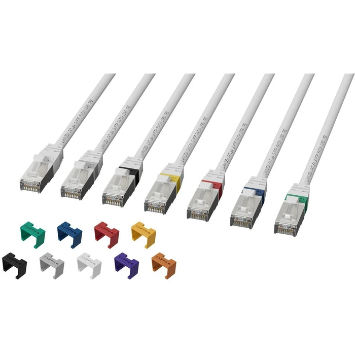 Lanview S/FTP Cat.6a (Gigabit) Καλώδιο Δικτύου Ethernet 0,15 m Λευκό LSZH