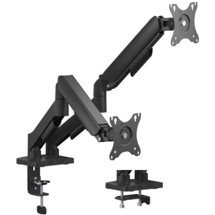 eSTUFF Βάση Γραφείου για 2 Οθόνες με Βραχίονα (GLB227012)