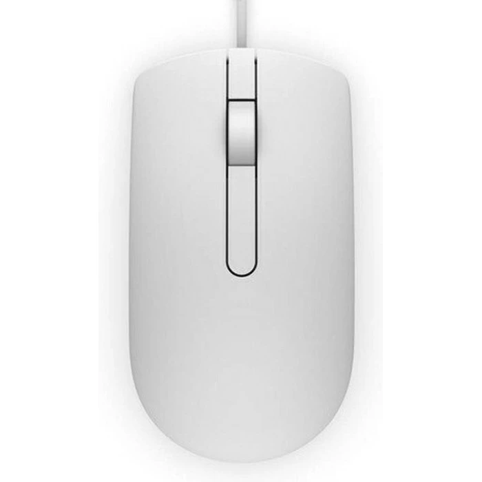 Dell MS116 Ενσύρματο Ποντίκι Λευκό