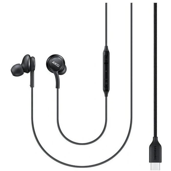 Samsung Earbuds Handsfree Ακουστικά με Βύσμα USB-C Μαύρο EO-IC100BBEG
