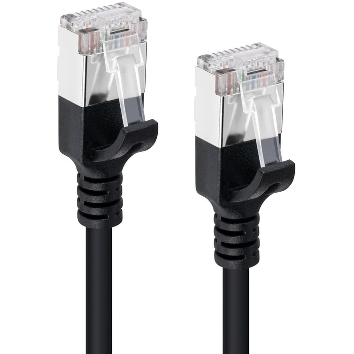Microconnect CAT6A U/FTP (STP) Slim Network Cable 0.15 m Black