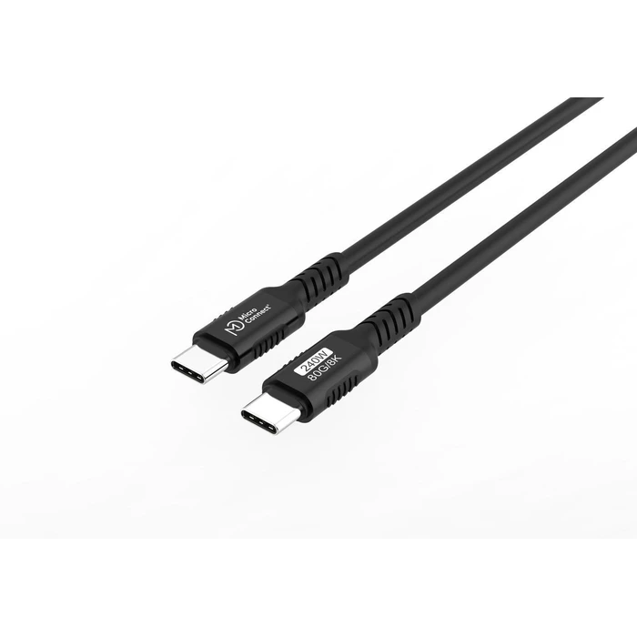 MicroConnect Καλώδιο USB-C σε USB-C Premium Liquid Silicone 1 m, USB4 (40/80 Gbps), 240W