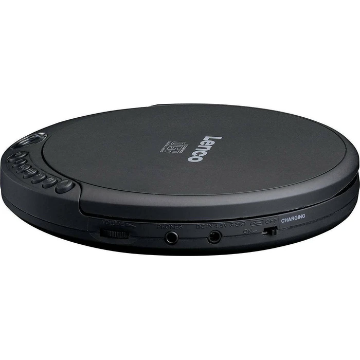 Lenco CD-010 Portable CD Player Black