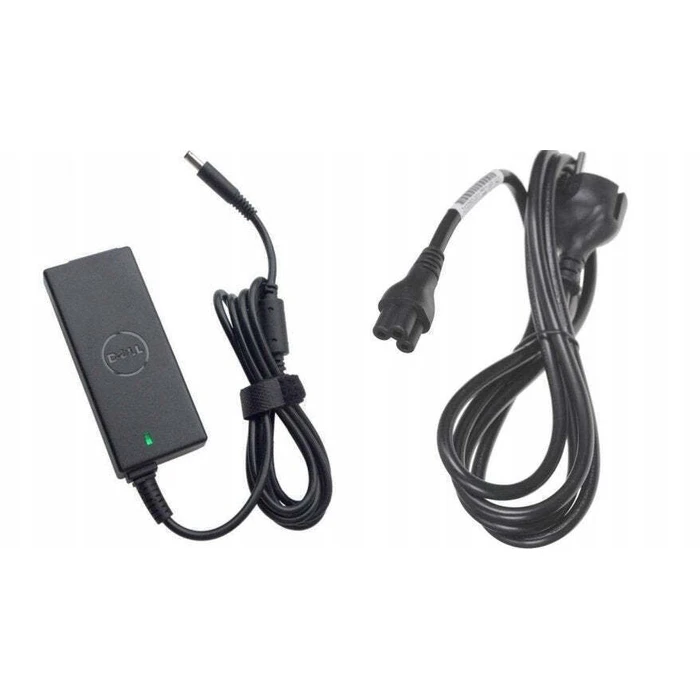 Dell Laptop AC Adapter 45W 19.5V (3J9PW) with Detachable Power Cable and Interchangeable Plug Set
