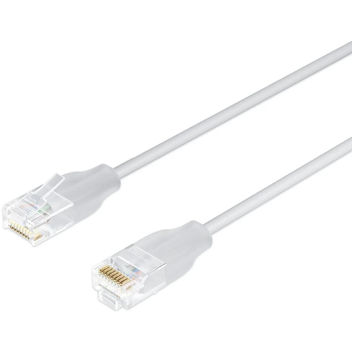 Lanview LightFlex CAT6 U/UTP 5m White Ethernet Cable (Gigabit, TPE Halogen-free)