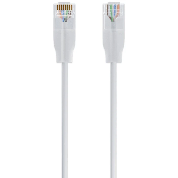 Lanview LightFlex CAT6 U/UTP 5m White Ethernet Cable (Gigabit, TPE Halogen-free)