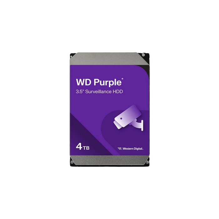 Western Digital Purple 4TB (WD44PURZ) Σκληρός Δίσκος HDD 3.5" SATA III 5400rpm 128MB Cache για Καταγραφικά
