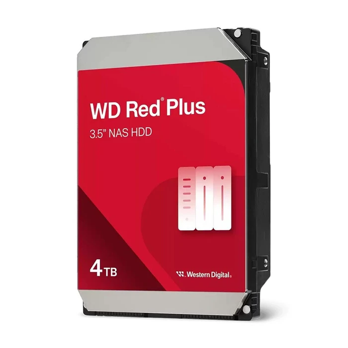 Western Digital Red Plus 4TB 3.5" Internal HDD SATA III 5400 RPM 128MB Cache (WD40EFZZ)