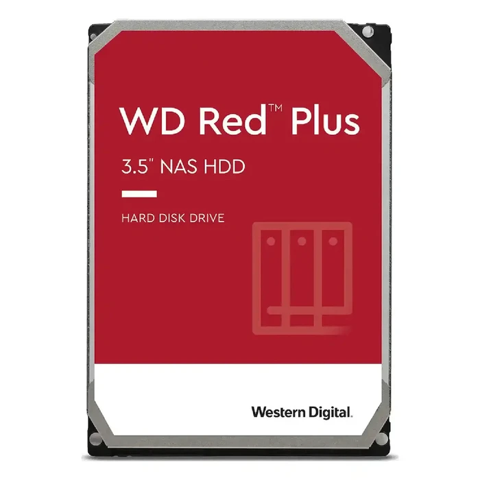 Western Digital Red Plus 4TB 3.5" Internal HDD SATA III 5400 RPM 128MB Cache (WD40EFZZ)