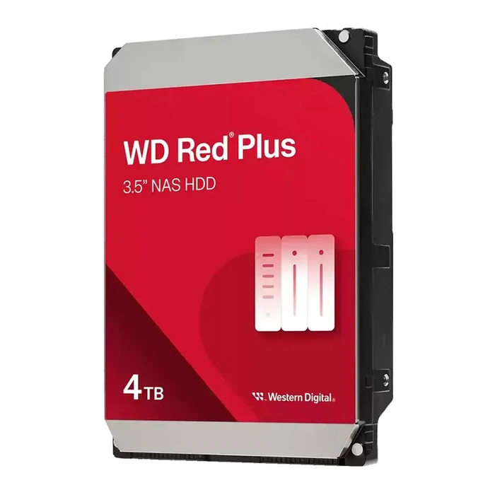 Western Digital Red Plus 4TB 3.5" Internal HDD SATA III 5400 RPM 128MB Cache (WD40EFZZ)
