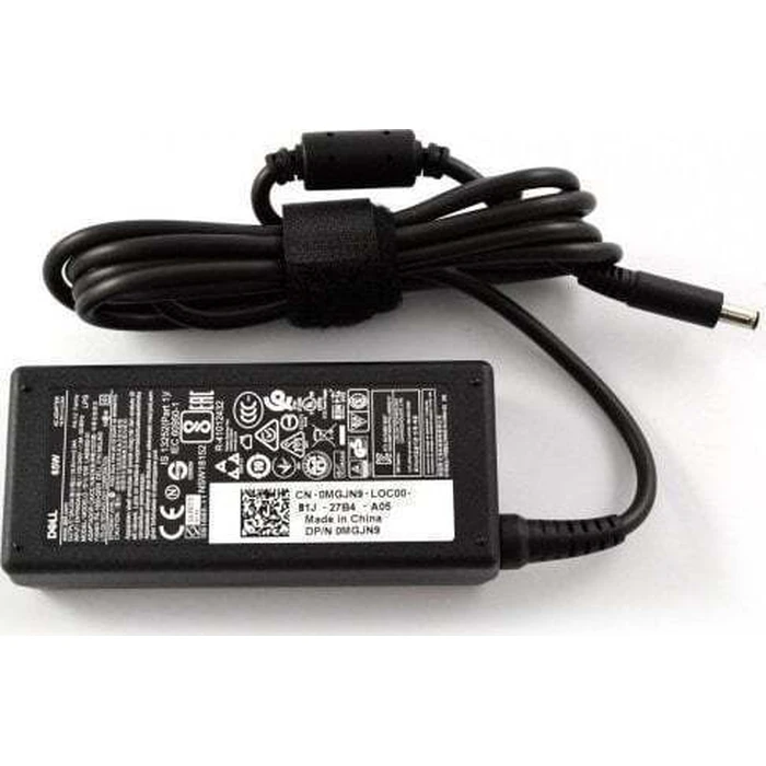 Dell Laptop Power Adapter 65W 19.5V 3.34A with Detachable Power Cable (Model 43NY4, MPN MGJN9)