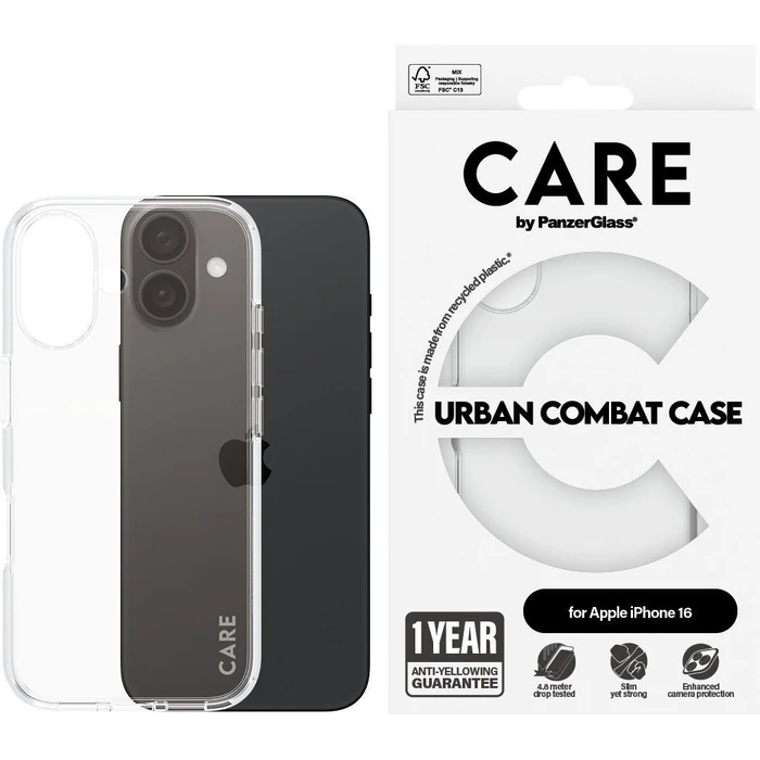 Default Panzerglass Case Flagship Transparent iPhone 16