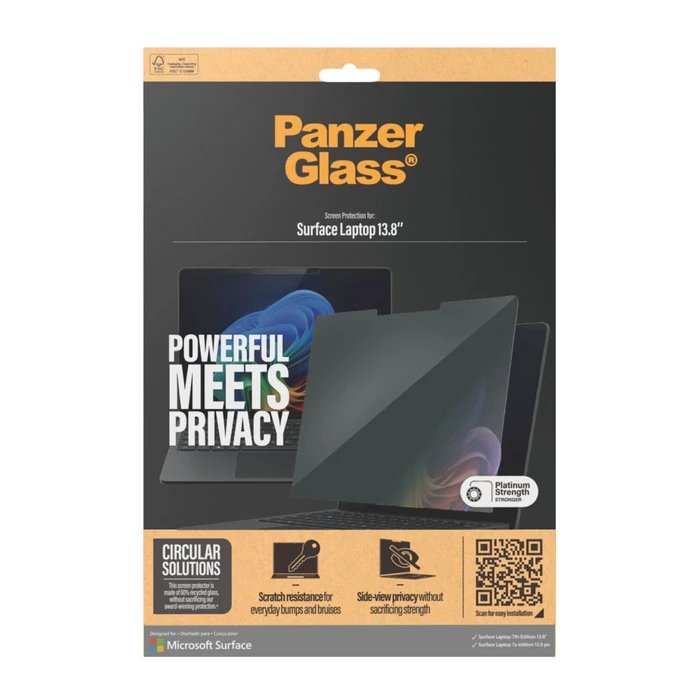 Default PanzerGlass Privacy Screen Protector Microsoft Surface Laptop