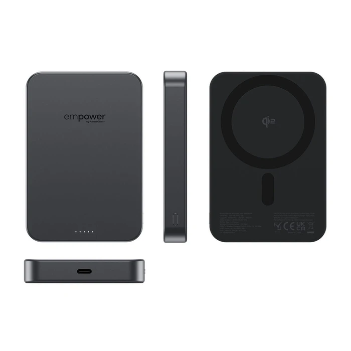 Φορητός φορτιστής ταξιδιού PanzerGlass empower Powerbank 10000mAh Space Black