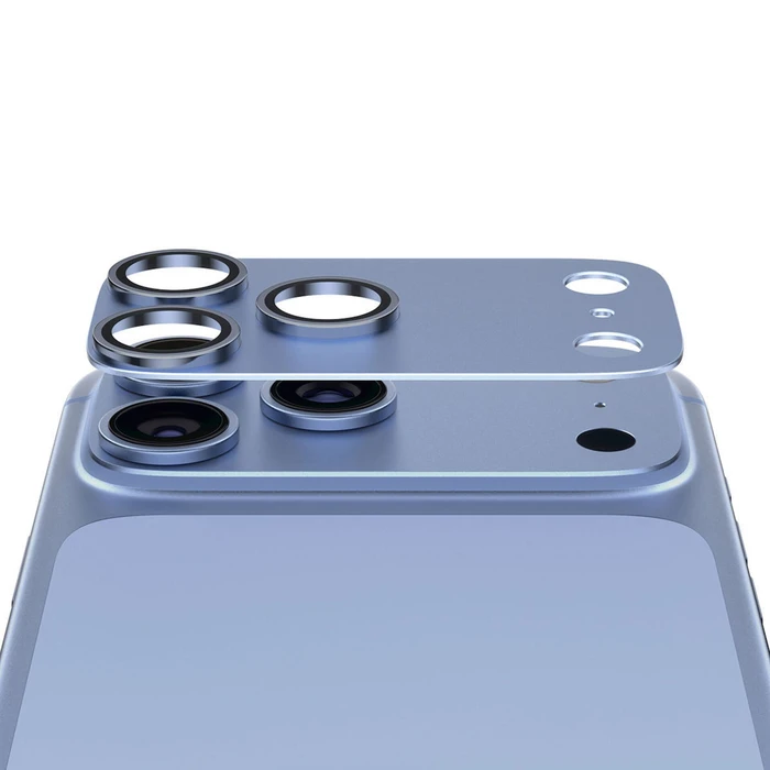 PanzerGlass Fender Προστατευτικό Κάμερας για Apple iPhone 18 Pro - Αποχρώσεις Μπλε