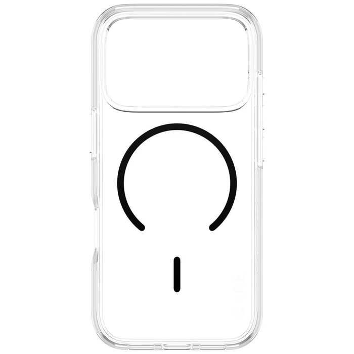 CARE by PanzerGlass Urban Explorer Case Transparent with Black MagSafe for iPhone 17 Pro / iPhone 18 Pro