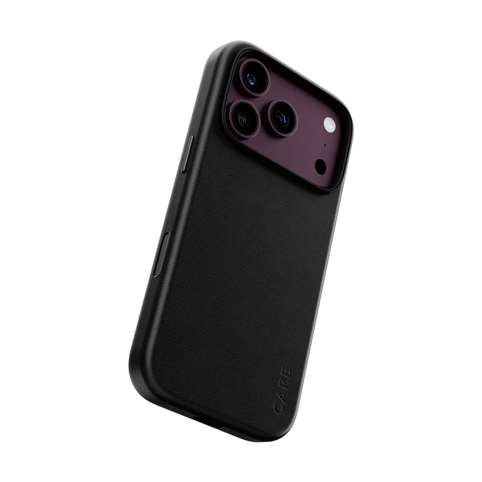 Θήκη CARE by PanzerGlass Solo Vegan Leather με MagSafe για iPhone 17 Pro / 18 Pro - Μαύρο