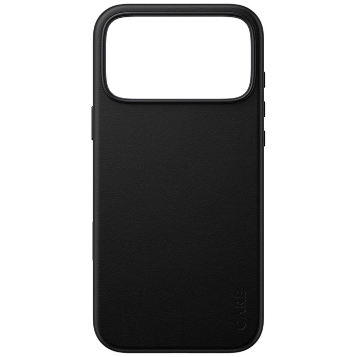 CARE by PanzerGlass Solo Vegan Leather Case Black with MagSafe for iPhone 17 Pro Max