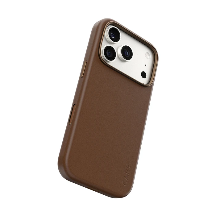 CARE by PanzerGlass Solo Vegan Leather Case Καφέ με MagSafe για iPhone 18 Pro / 17 Pro