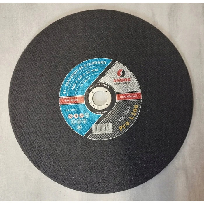 ANDRE abrasive articles Pro Metal Cutting Disc 400mm 95A24RBF