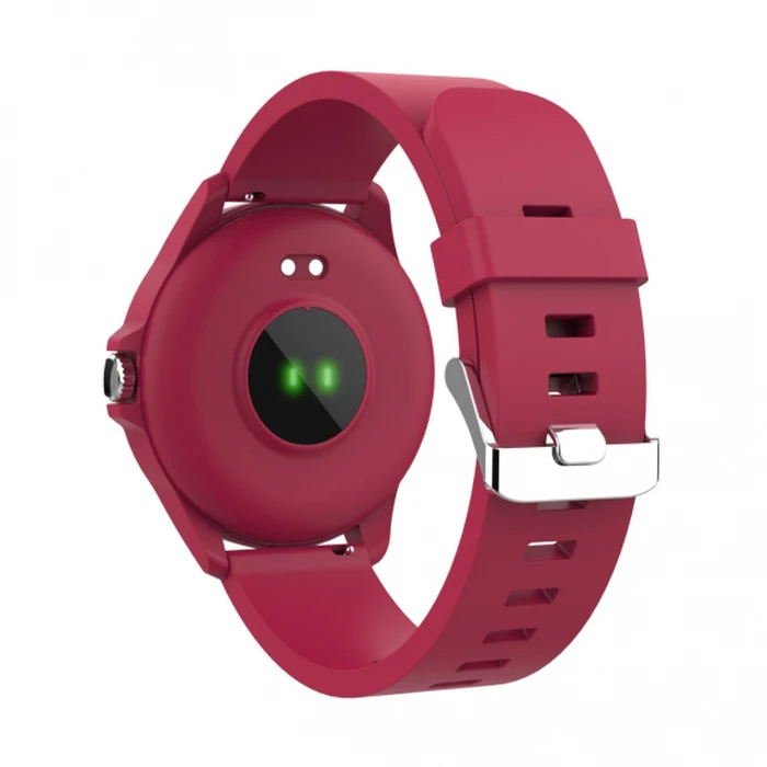 Forever Colorum CW-300 43mm Smartwatch με Παλμογράφο (Magenta)