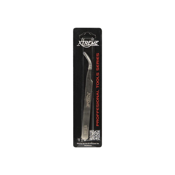 Precision Pliers Xtreme 115 mm Anti Magnetic Curved Pointed