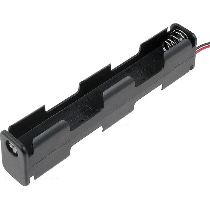 Default Battery Holder 4xAA Long with Cable DM-3836
