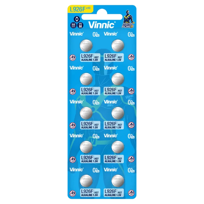 Vinnic Μπαταρία AG7 L926 10 τμχ