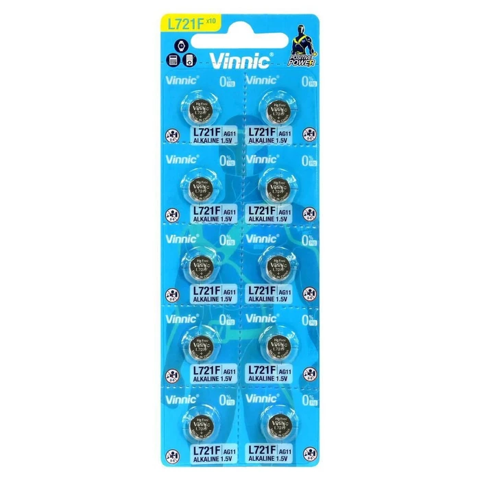 Vinnic Μπαταρίες AG11 L721 10άδα