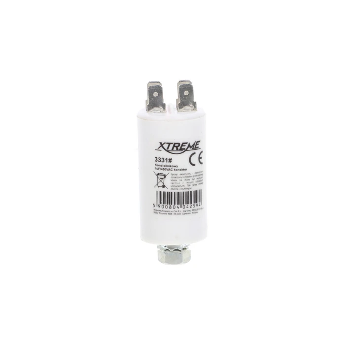 XTREME Motor Capacitor 1uF 450VAC with connector DM 3331