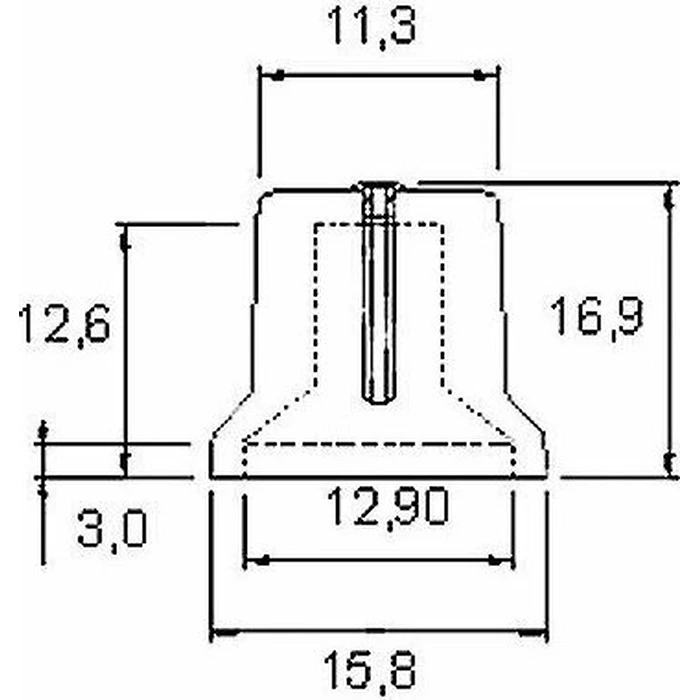 Κουμπί Διακόπτης 16mm Πράσινο DM-8688