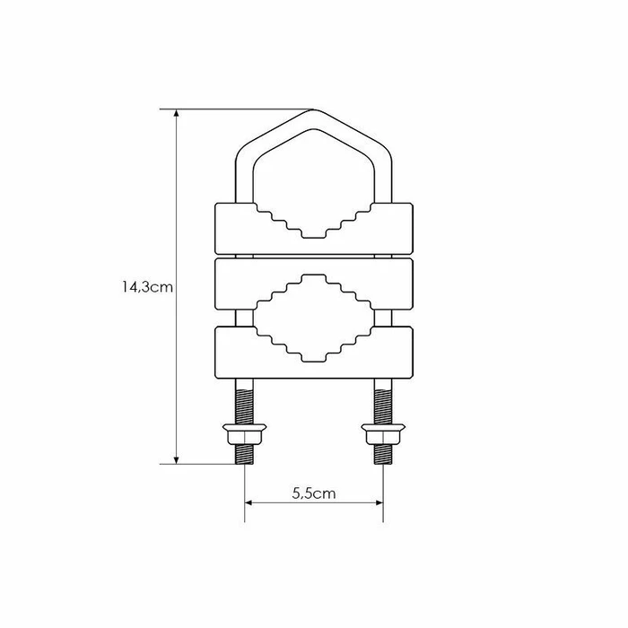 DM PROELECTRONICS Δαγκάνες Διπλές