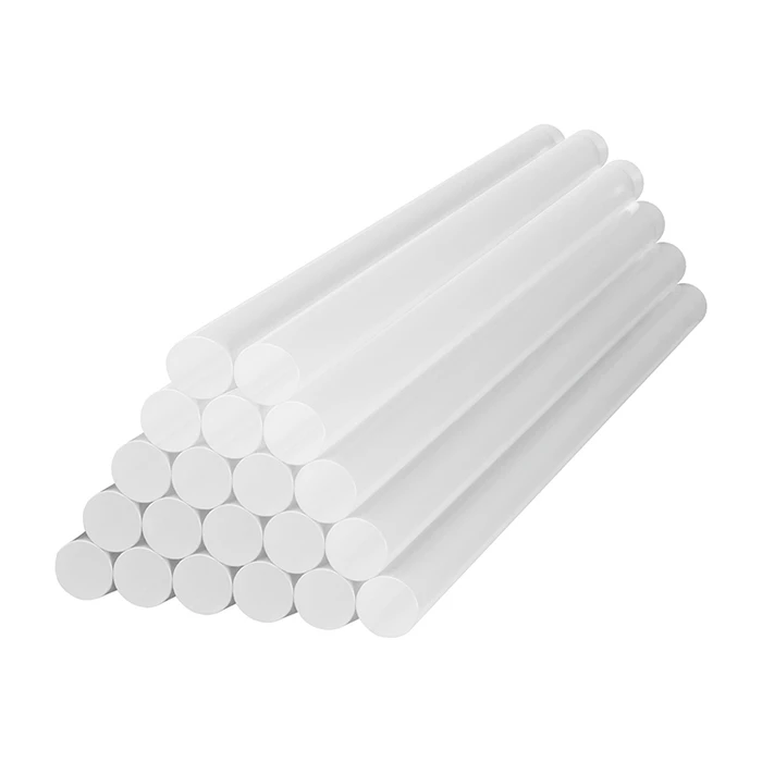 Default Silicone Glue Sticks 7 x 150 mm Transparent