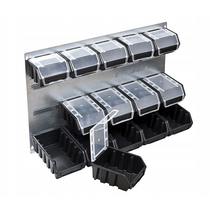 Patrol ErgoBox Plus Plastic Stackable Tool Storage Tray 11.6 x 11.2 x 7.5 cm (PG242772_80)