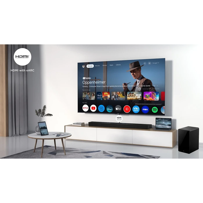 TCL Q85H PRO Soundbar 7.1.4 with Wireless Subwoofer