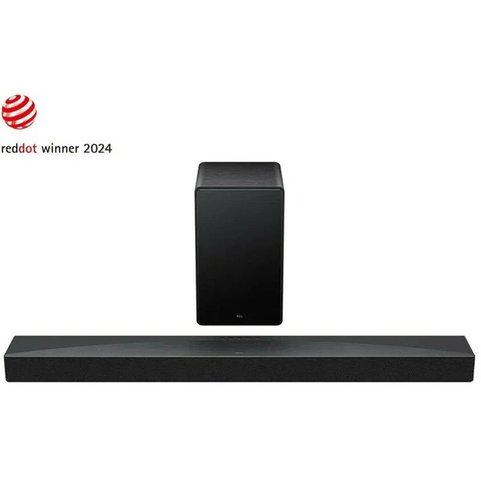 TCL Q65H Soundbar 5.1 Dolby Atmos 580W Slim Design with Wireless Subwoofer - Black