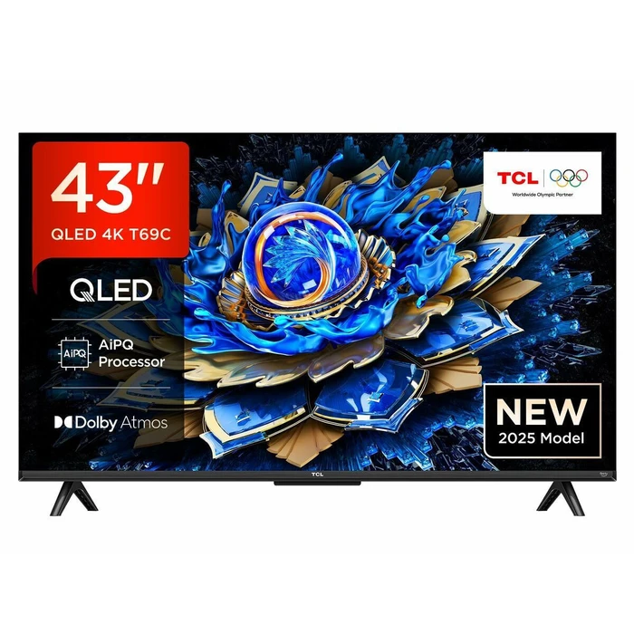 TCL Τηλεόραση QLED 43 43T69C