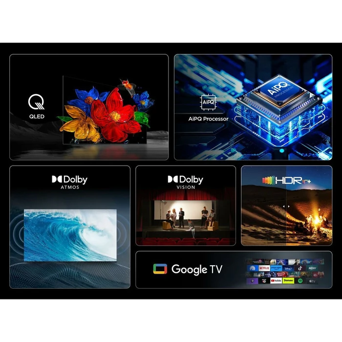 TCL Τηλεόραση QLED 43 43T69C