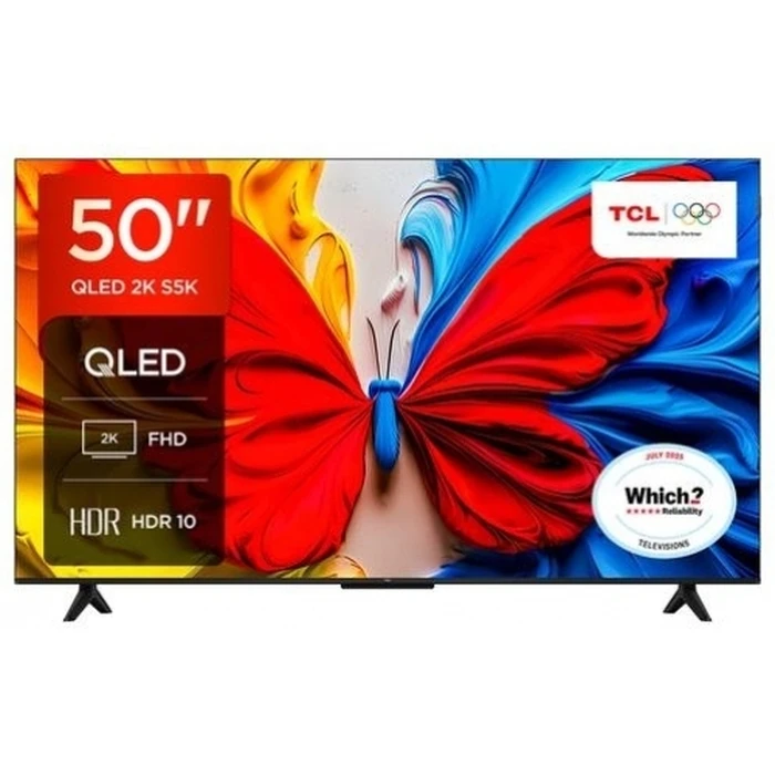 TCL Τηλεόραση 50V5C QLED Full HD Android Smart TV