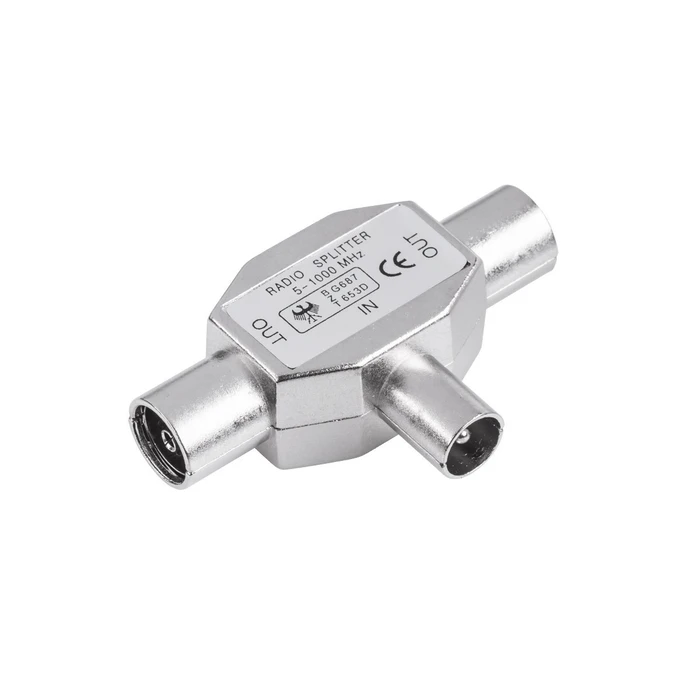 TV Antenna Splitter Splitter Κεραίας TV 1:2 M F