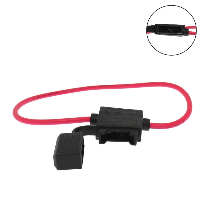 Automotive Fuse Holder 20mm 2.5mm DM-0131-2