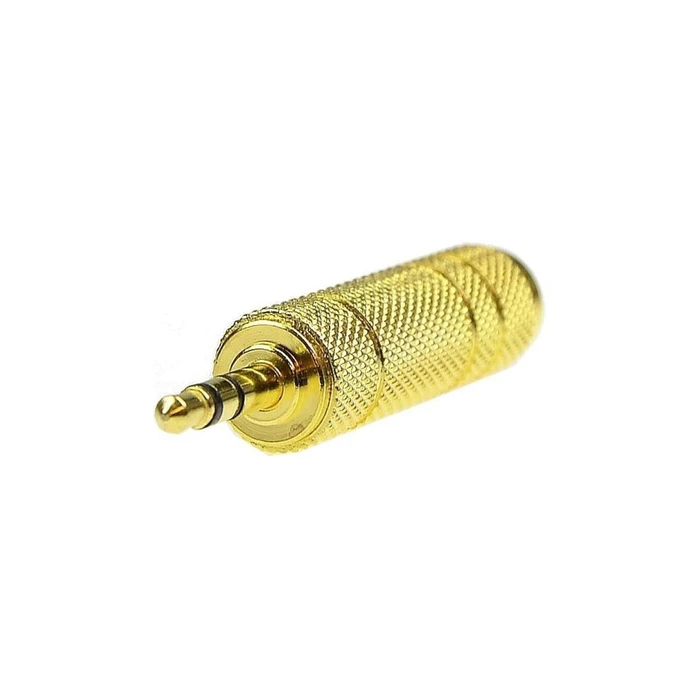 DM Αντάπτορας 3.5mm - 6.35mm M F Stereo Επιχρυσωμένος