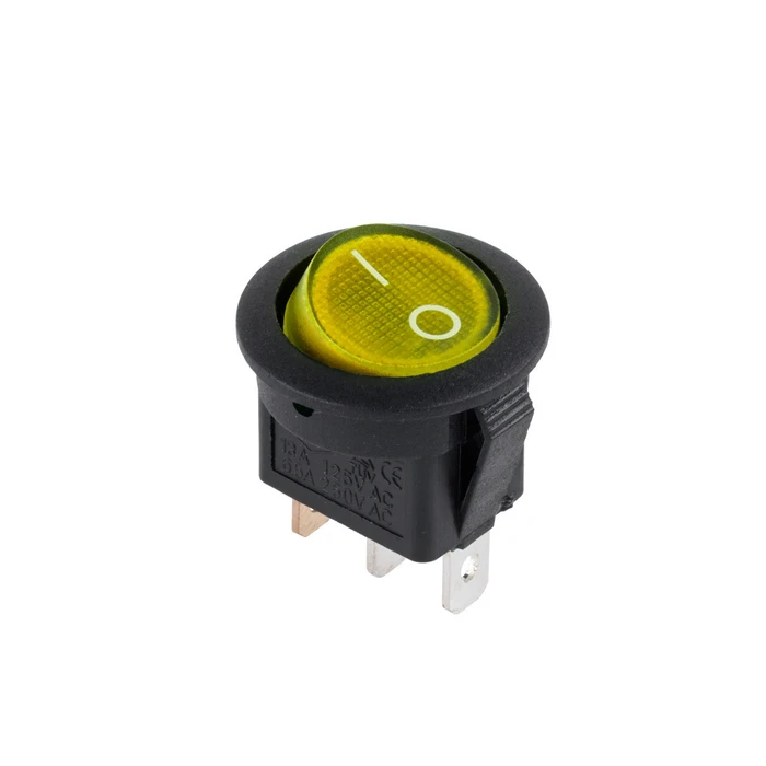 Electrical Switch ON OFF with Indicator Light Yellow DM-0002E