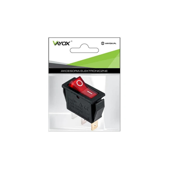 DM ON OFF Rocker Switch with Indicator Light 20A 230VAC Red