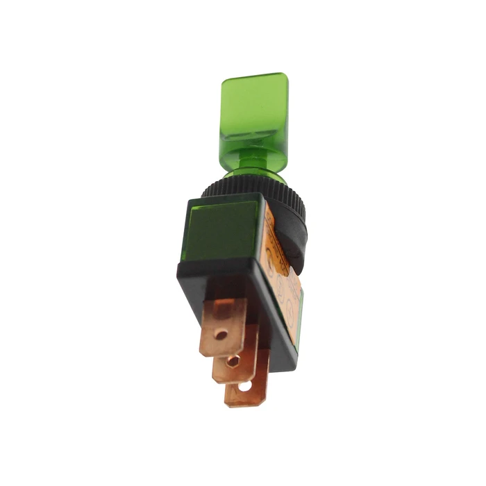 Default Brand Illuminated ON OFF Switch 20A 12VDC Green